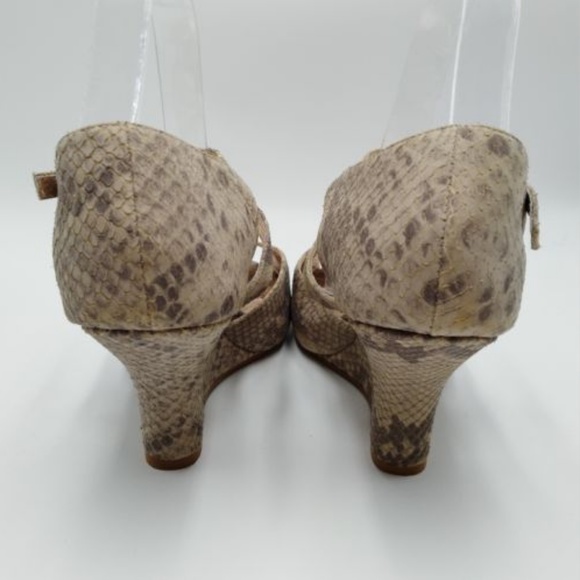 Anthropologie Miss Albright Size 10 Wedge Peep Toe - Picture 2 of 6